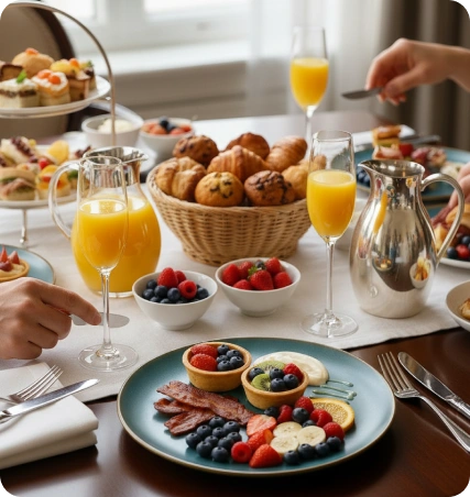 ¿Cuánto costaría un buffet para 50 personas?